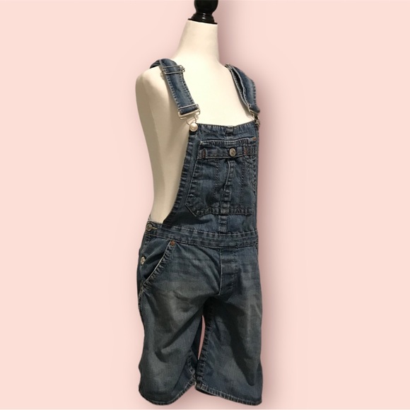 TRUE RELIGION short cuffed overalls in size small - Picture 2 of 6